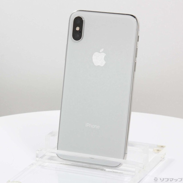 (中古)Apple iPhoneX 256GB シルバー MQC22J/A SIMフリー(305-ud)