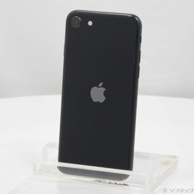 (中古)Apple iPhone SE 第3世代 128GB ミッドナイト MMYF3J/A SIMフリー(258-ud)