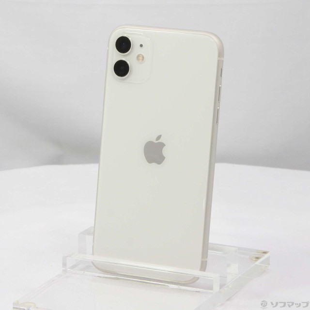 (中古)Apple iPhone11 128GB ホワイト MWM22J/A SIMフリー(297-ud)の通販は