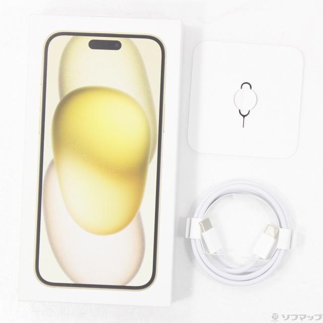 Apple iPhone 15 Plus 128G イエローSIMフリー中古品
