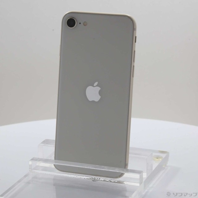 中古)Apple iPhone SE 第3世代 64GB スターライト MMYD3J/A SIMフリー