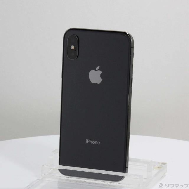 (中古)Apple iPhoneX 64GB スペースグレイ NQAX2J/A SIMフリー(258-ud)の通販は