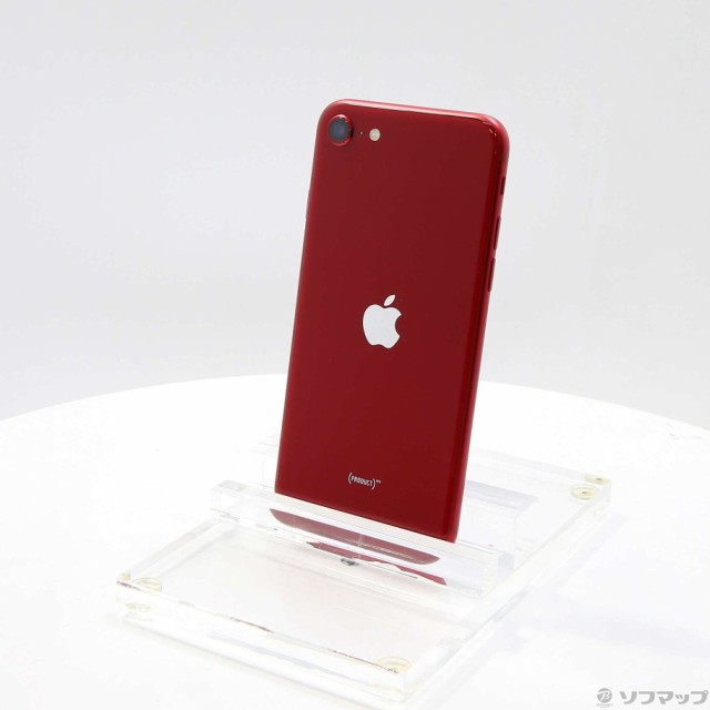 (中古)Apple iPhone SE 第3世代 128GB プロダクトレッド MMYH3J/A SIMフリー(349-ud)