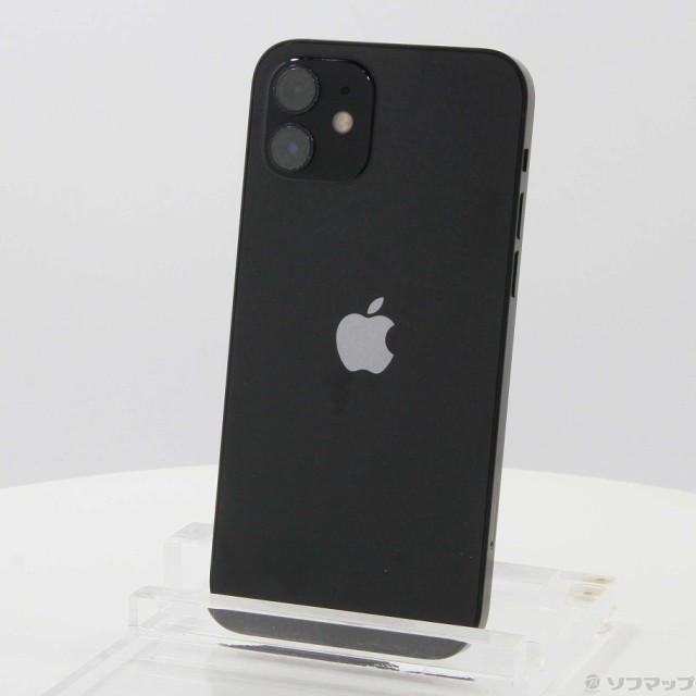 (中古)Apple iPhone12 128GB ブラック MGHU3J/A SIMフリー(349-ud)