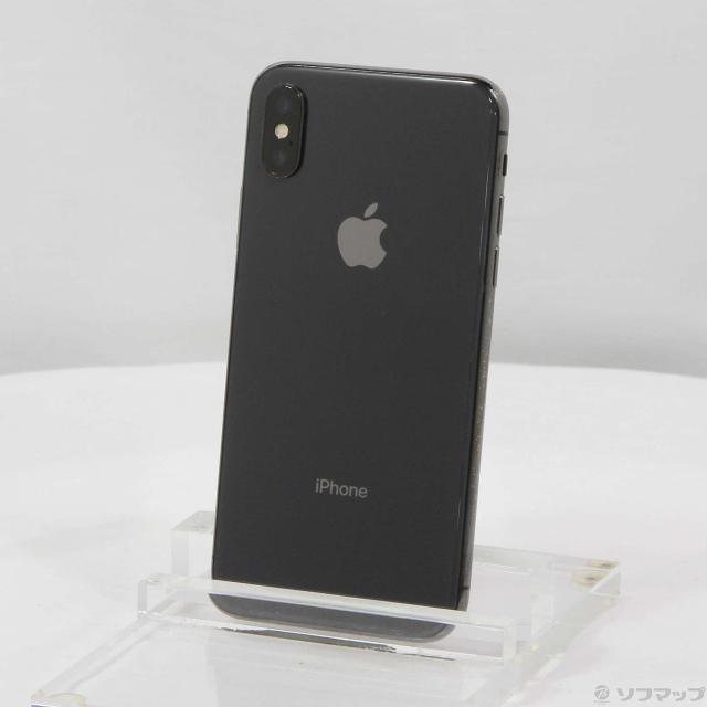 (中古)Apple iPhoneX 256GB スペースグレイ MQC12J/A SoftBank(305-ud)の通販は