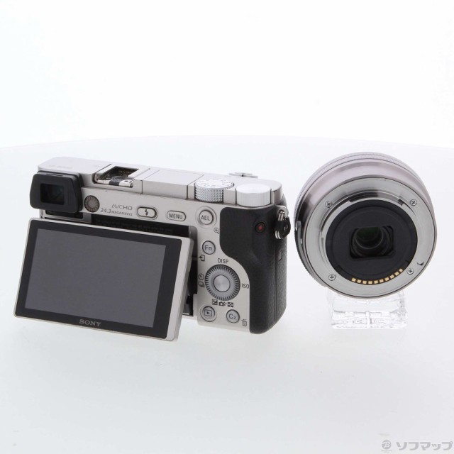 中古)SONY α6000 パワーズームレンズキット シルバー ILCE-6000L(377