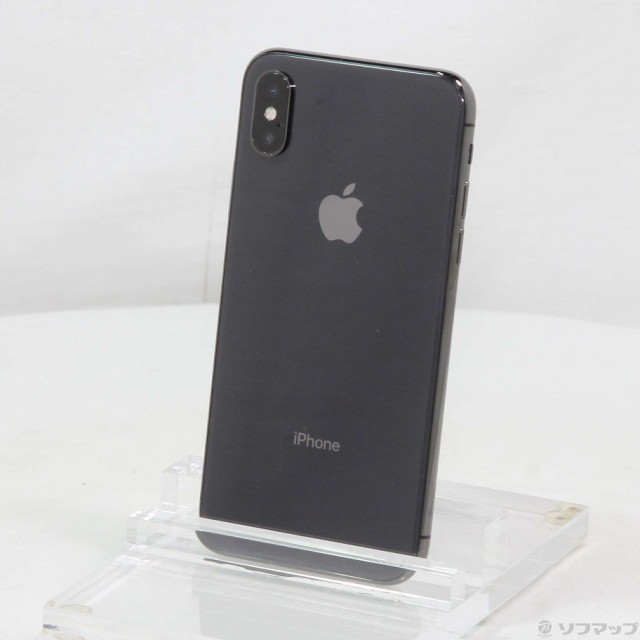 Apple iPhoneX 64GB スペースグレイ MQAX2J/A SIMフリー(196-ud) 携帯電話本体