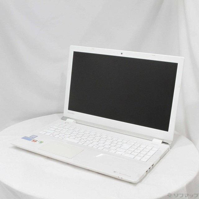 (中古)TOSHIBA 格安安心パソコン dynabook T55/BWD PT55BWX-BJAD2 リュクスホワイト (Windows 10)(348-ud)