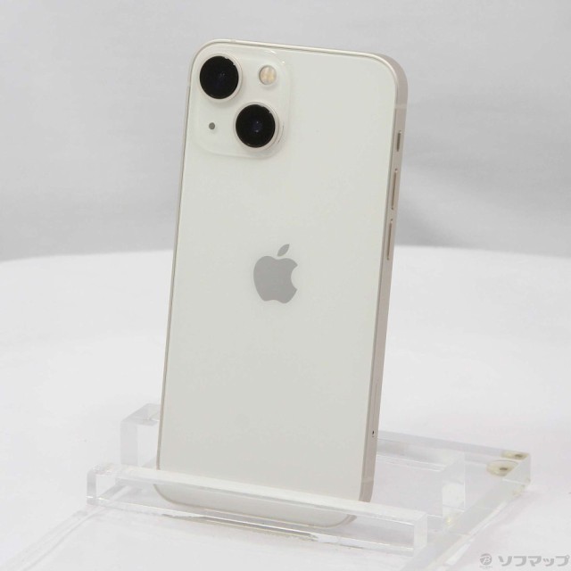 (中古)Apple iPhone13 mini 128GB スターライト MLJE3J/A SIMフリー(344-ud)