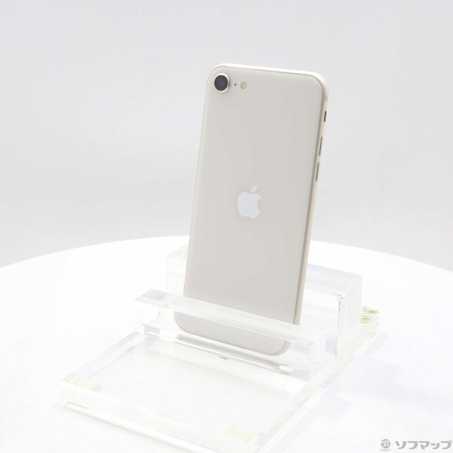 中古)Apple iPhone SE 第3世代 64GB スターライト MMYD3J/A SIMフリー(344-ud)の通販は - 携帯電話本体