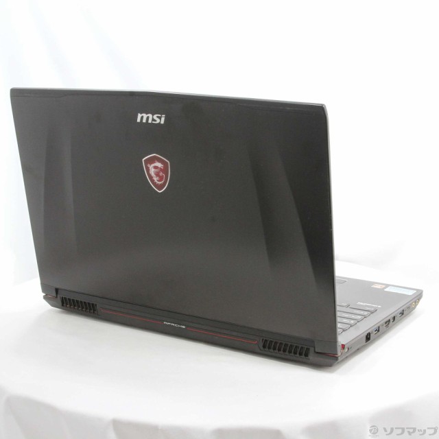 (中古)MSI msi GE62 7RD-024JP ブラック (Windows 10)(276-ud)｜au PAY マーケット