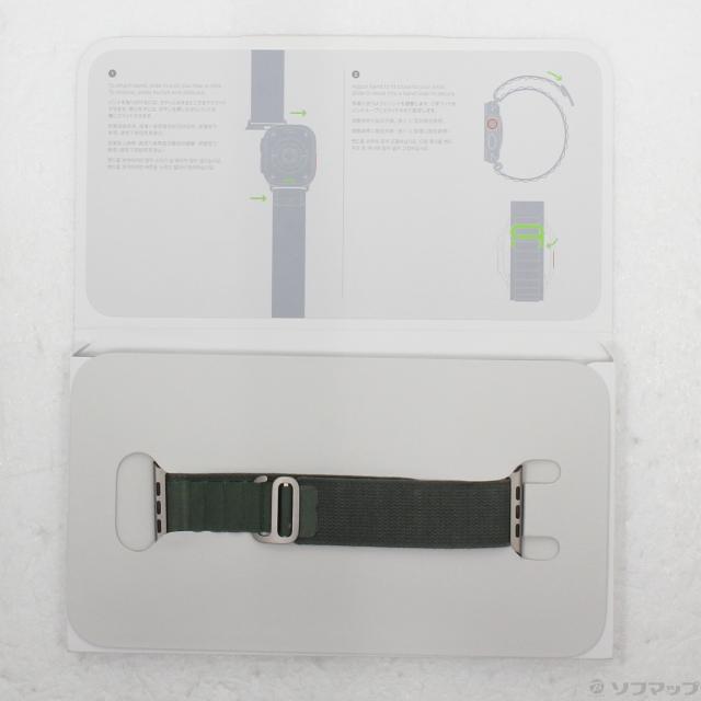 (中古)Apple (展示品) 49mmケース用 グリーンアルパインループ M 3L362FE/A(276-ud) 6,145円