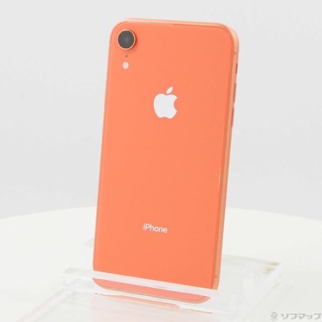 中古)Apple iPhoneXR 64GB コーラル MT0A2J/A SIMフリー(352-ud) 携帯電話本体