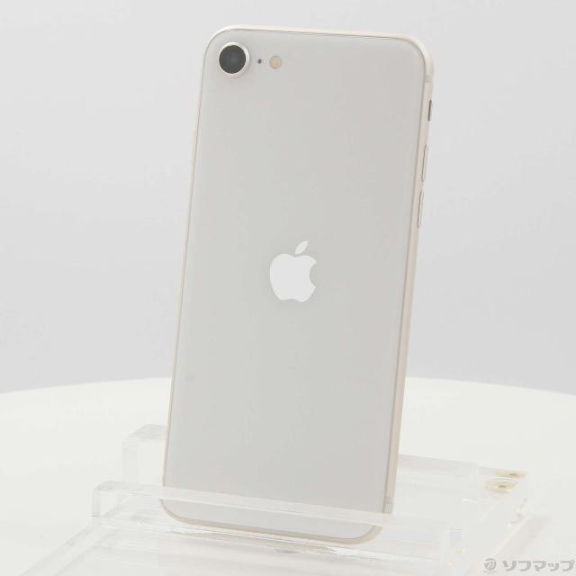 (中古)Apple iPhone SE 第3世代 64GB スターライト MMYD3J/A SIMフリー(262-ud)の通販は