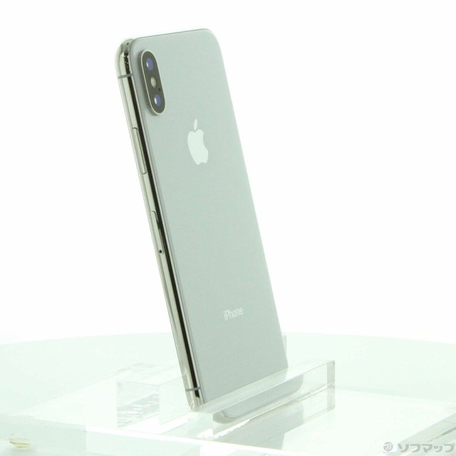 中古)Apple iPhoneX 64GB シルバー MQAY2J/A SIMフリー(198-ud)の通販