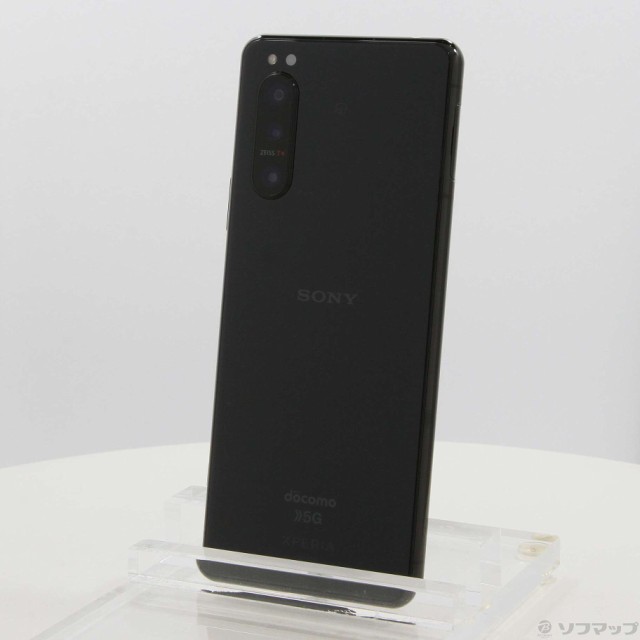 中古)SONY Xperia 5 II 128GB ブラック SO-52A docomoロック解除SIMフリー(344-ud) 携帯電話本体