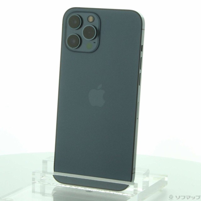 (中古)Apple iPhone12 Pro Max 512GB パシフィックブルー MGD63J/A SIMフリー(295-ud) 携帯電話本体