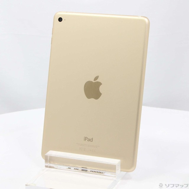 (中古)Apple iPad mini 4 128GB ゴールド MK9Q2J/A Wi-Fi(377-ud)