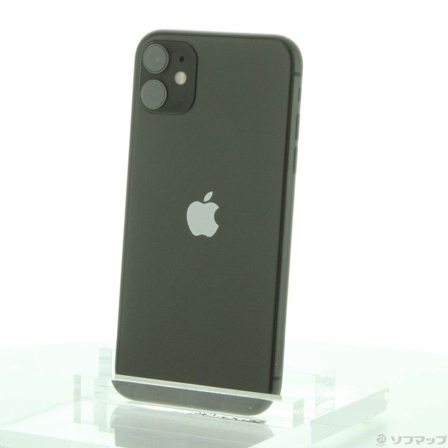 中古)Apple iPhone11 64GB ブラック MWLT2J/A SIMフリー(269-ud)の通販