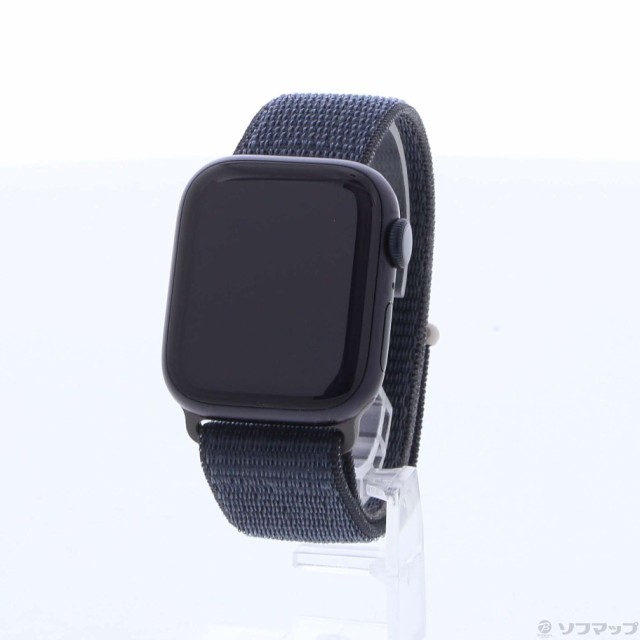 (中古)Apple Apple Watch Series 9 GPS 41mm ミッドナイトアルミニウムケース ミッドナイトスポーツループ(262-ud)