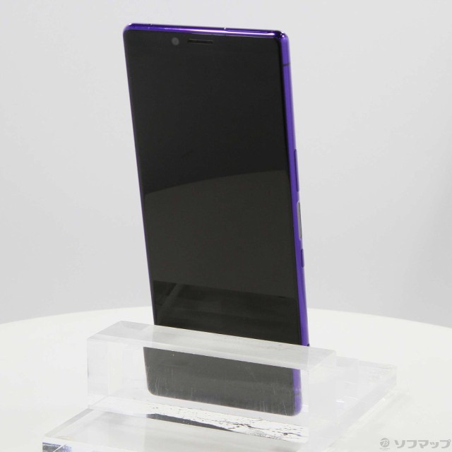 中古)SONY Xperia 1 64GB パープル SOV40 auロック解除SIMフリー(295-ud)の通販は - 携帯電話本体