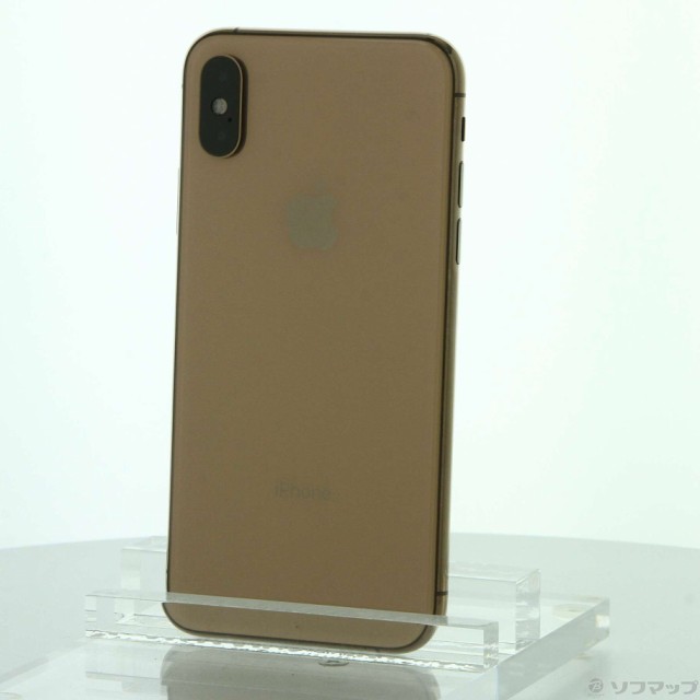 (中古)Apple iPhoneXS 64GB ゴールド MTAY2J/A SIMフリー(377-ud)