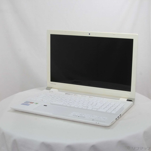 (中古)TOSHIBA 格安安心パソコン dynabook T55/FW PT55FWP-BJA2 リュクスホワイト (Windows 10)(377-ud)