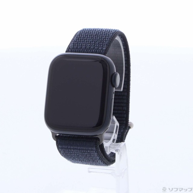 (中古)Apple Apple Watch Series 9 GPS 41mm ミッドナイトアルミニウムケース ミッドナイトスポーツループ(258-ud)