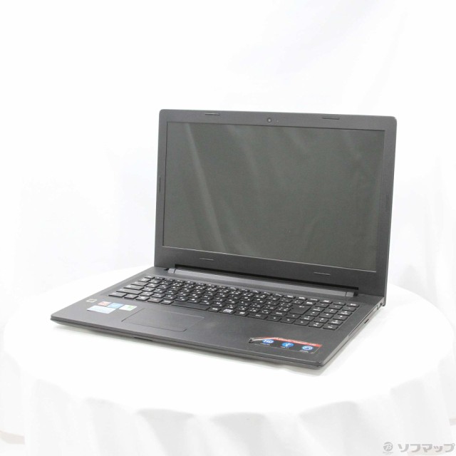 (中古)Lenovo 格安安心パソコン ideapad 100 80QQ00B9JP エボニーブラック (Windows 10)(344-ud)