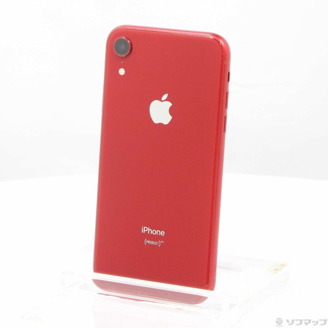 中古)Apple iPhoneXR 64GB プロダクトレッド MT062J/A SIMフリー(247-ud) 携帯電話本体