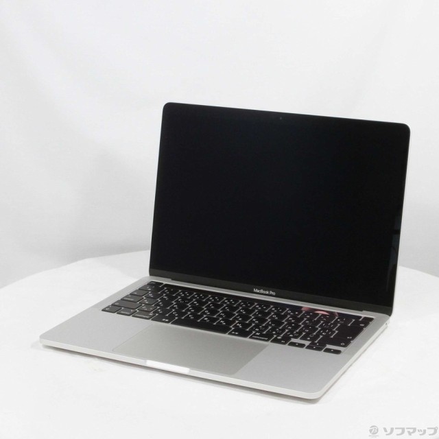 (中古)Apple MacBook Pro 13.3-inch Late 2020 MYDC2J/A Apple M1 8コアCPU_8コアGPU 8GB SSD512GB シルバー (12.6 Monterey)(371-ud)