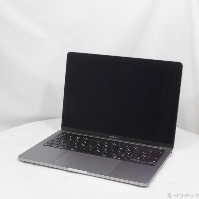 (中古)MacBook Pro 13.3-inch Late 2020 MYD92J/A M1 8コアCPU_8コアGPU 8GB SSD512GB スペースグレイ (12.6 Monterey)(381-ud)