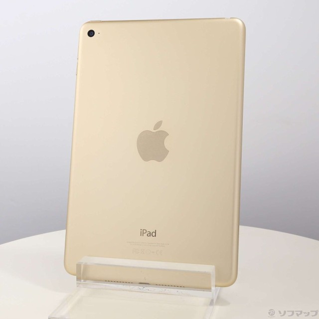 (中古)Apple iPad mini 4 128GB ゴールド MK9Q2J/A Wi-Fi(258-ud)