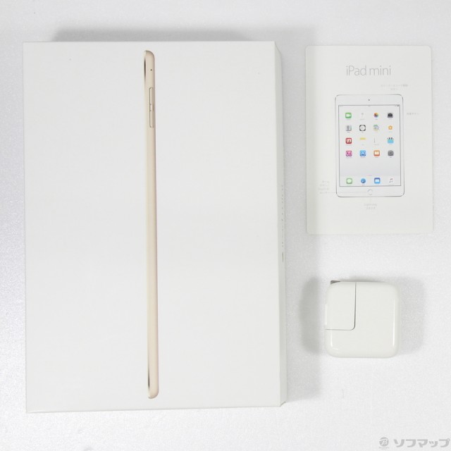 (中古)Apple iPad mini 4 128GB ゴールド MK9Q2J/A Wi-Fi(258-ud)