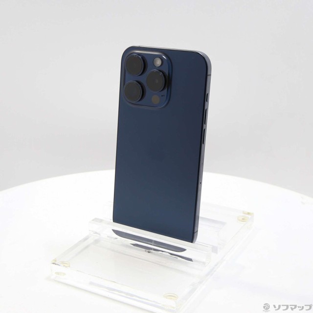 (中古)Apple iPhone15 Pro 128GB ブルーチタニウム MTUA3J/A SIMフリー(262-ud)の通販は