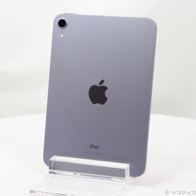 中古)Apple iPad mini 第6世代 64GB パープル MK7R3X/A Wi-Fi(297-ud 