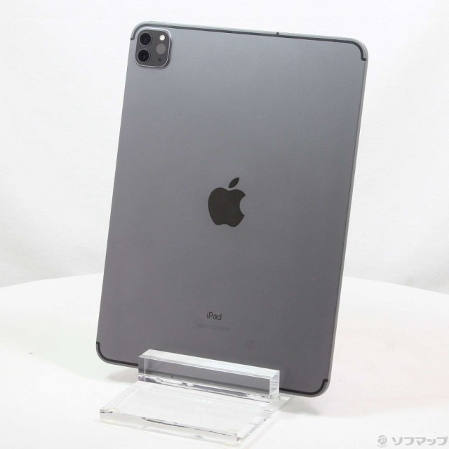 (中古)Apple iPad Pro 11インチ 第2世代 256GB スペースグレイ NXE42J/A SoftBankロック解除SIMフリー(247-ud)