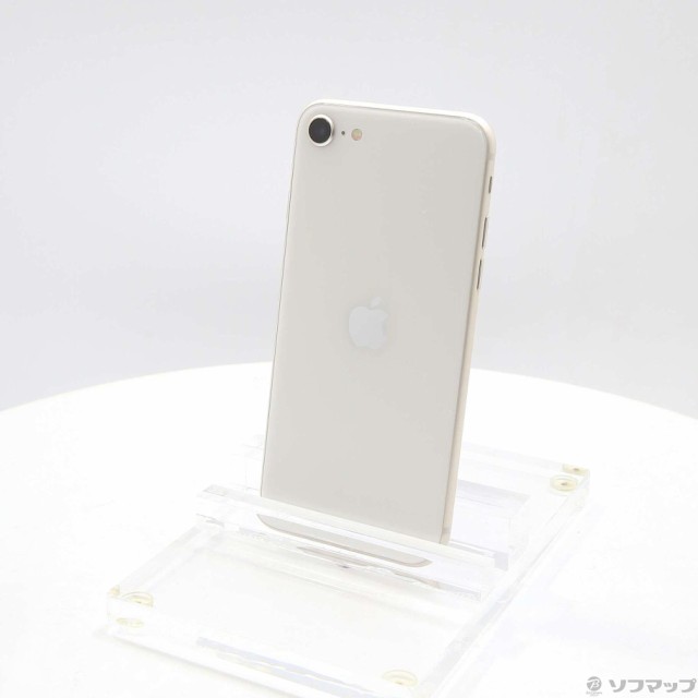 中古)Apple iPhone SE 第3世代 64GB スターライト MMYD3J/A SIMフリー(269-ud) 携帯電話本体