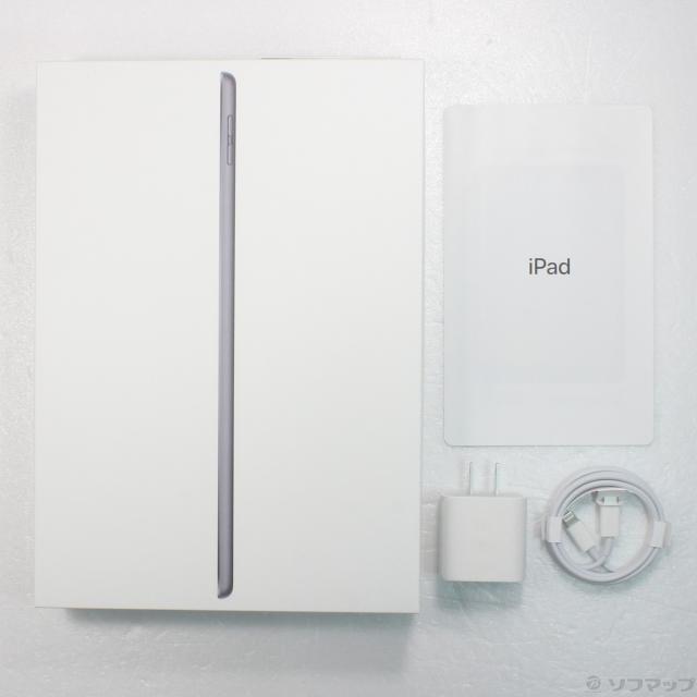 中古)Apple iPad 第9世代 256GB スペースグレイ MK2N3J/A Wi-Fi(262-ud 