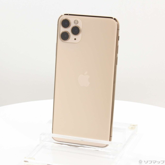 (中古)Apple iPhone11 Pro Max 64GB ゴールド MWHG2J/A SoftBank(262-ud)