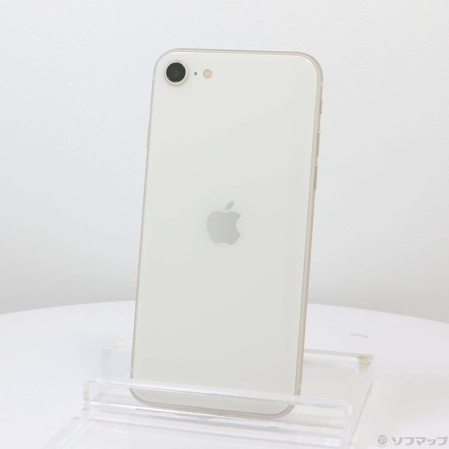 中古)Apple iPhone SE 第3世代 64GB スターライト MMYD3J/A SIMフリー(262-ud)の通販は - 携帯電話本体