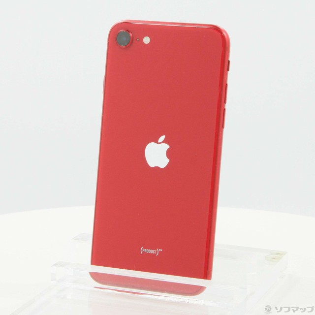 (中古)Apple iPhone SE 第2世代 128GB プロダクトレッド MXD22J/A SIMフリー(269-ud)