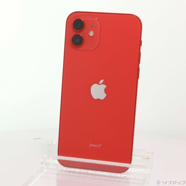 (中古)Apple iPhone12 128GB プロダクトレッド MGHW3J/A SIMフリー(269-ud)