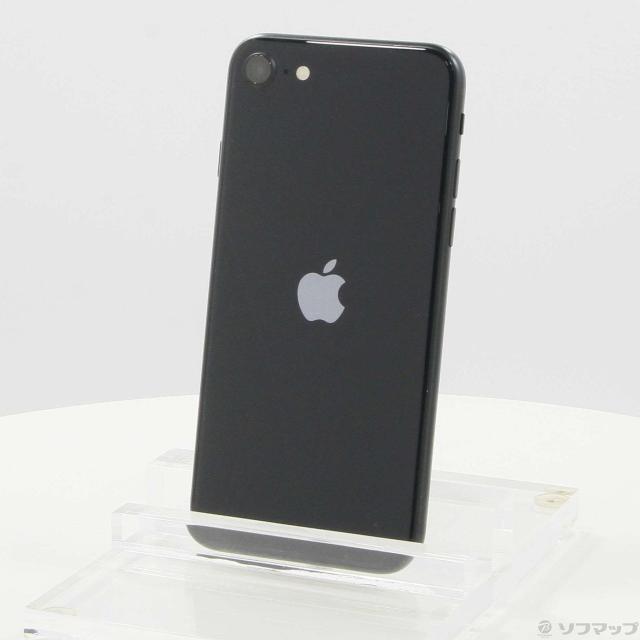 中古)Apple (展示品) iPhone SE 第3世代 64GB ミッドナイト MMYC3J/A 
