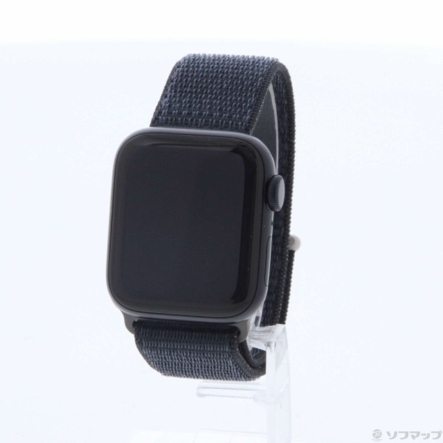 中古)Apple Apple Watch SE 第2世代 GPS 40mm ミッドナイトアルミニウムケース  ミッドナイトスポーツループ(368-ud)の通販は - スマートウォッチ