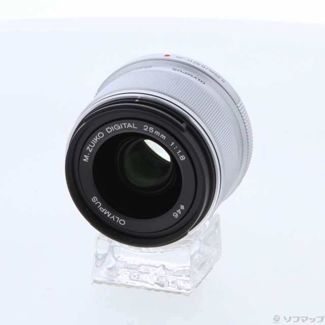 (中古)OLYMPUS M.ZUIKO DIGITAL 25mm F1.8 (レンズ/シルバー) (μ4/3)(349-ud)