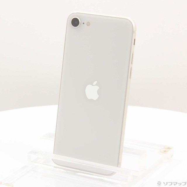 (中古)Apple iPhone SE 第3世代 128GB スターライト MMYG3J/A SIMフリー(295-ud)