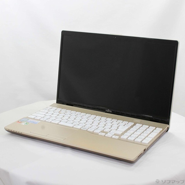 (中古)FUJITSU 格安安心パソコン LIFEBOOK AH45/B3 FMVA45B3G シャンパンゴールド (Windows 10)(377-ud)