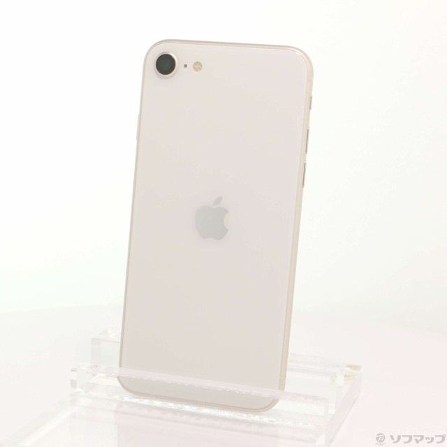 中古】Apple(アップル) iPhone SE 第3世代 64GB スターライト MMYD3J／A 安かろ SIMフリー 【