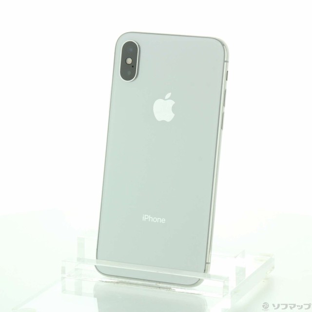 中古)Apple iPhoneX 256GB シルバー MQC22J/A SIMフリー(297-ud)の通販は - 携帯電話本体